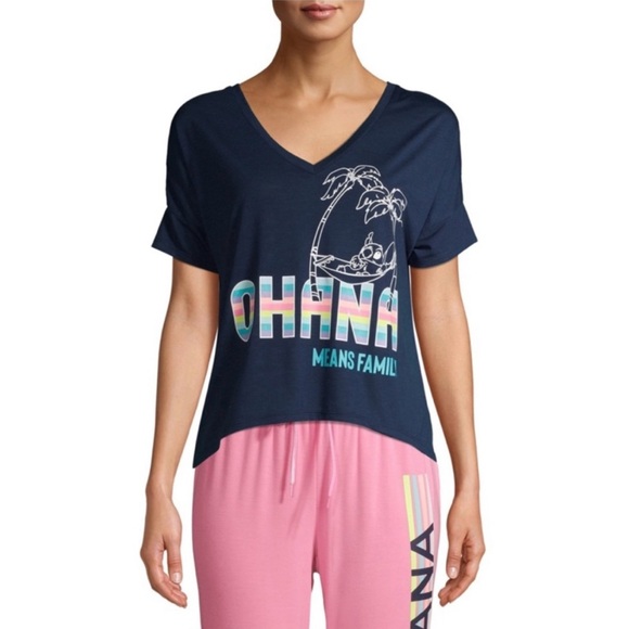 NWOT Disney Stitch Pajama Shirt - Picture 1 of 4